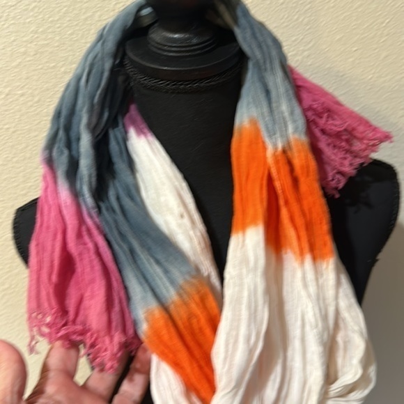 Scarf Tie Dyed Scarf Wrap - Picture 3 of 3